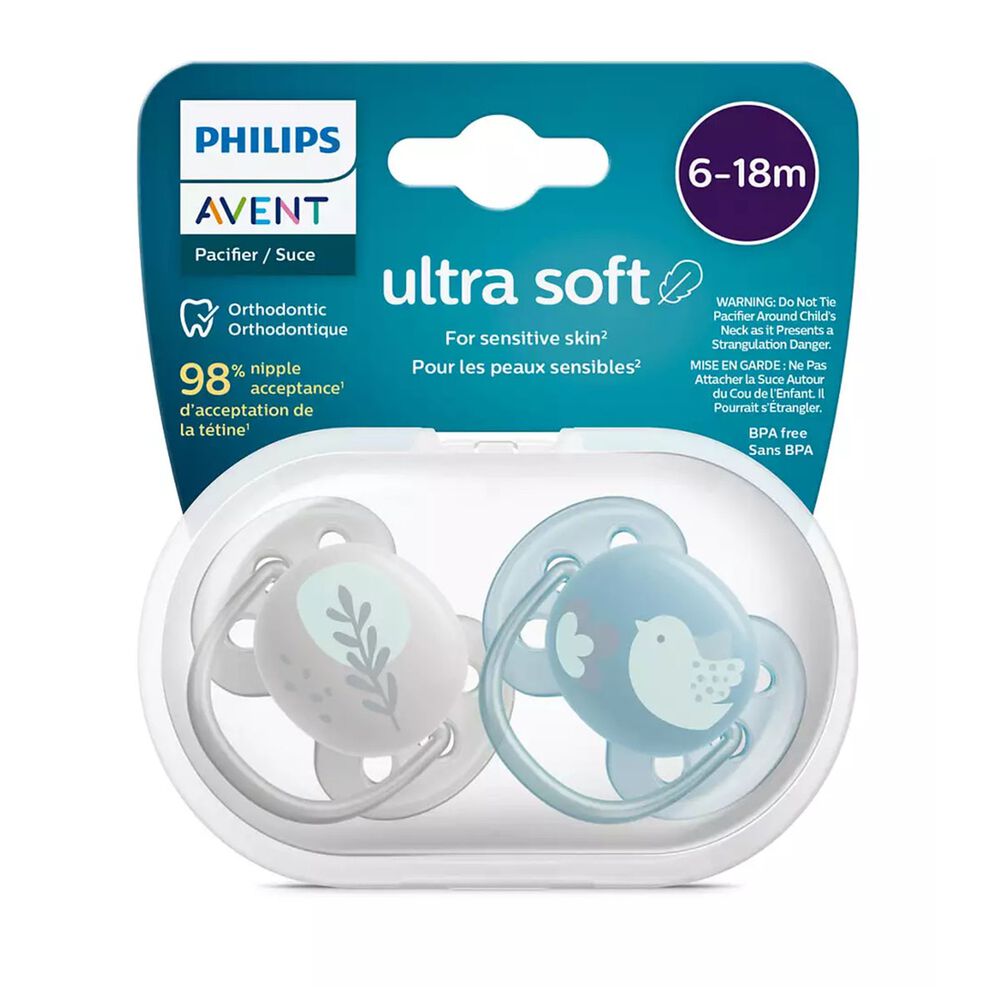 Chupete Philips Avent Ultra Soft Scf091/15 X2u 6-18 Meses image number 2.0