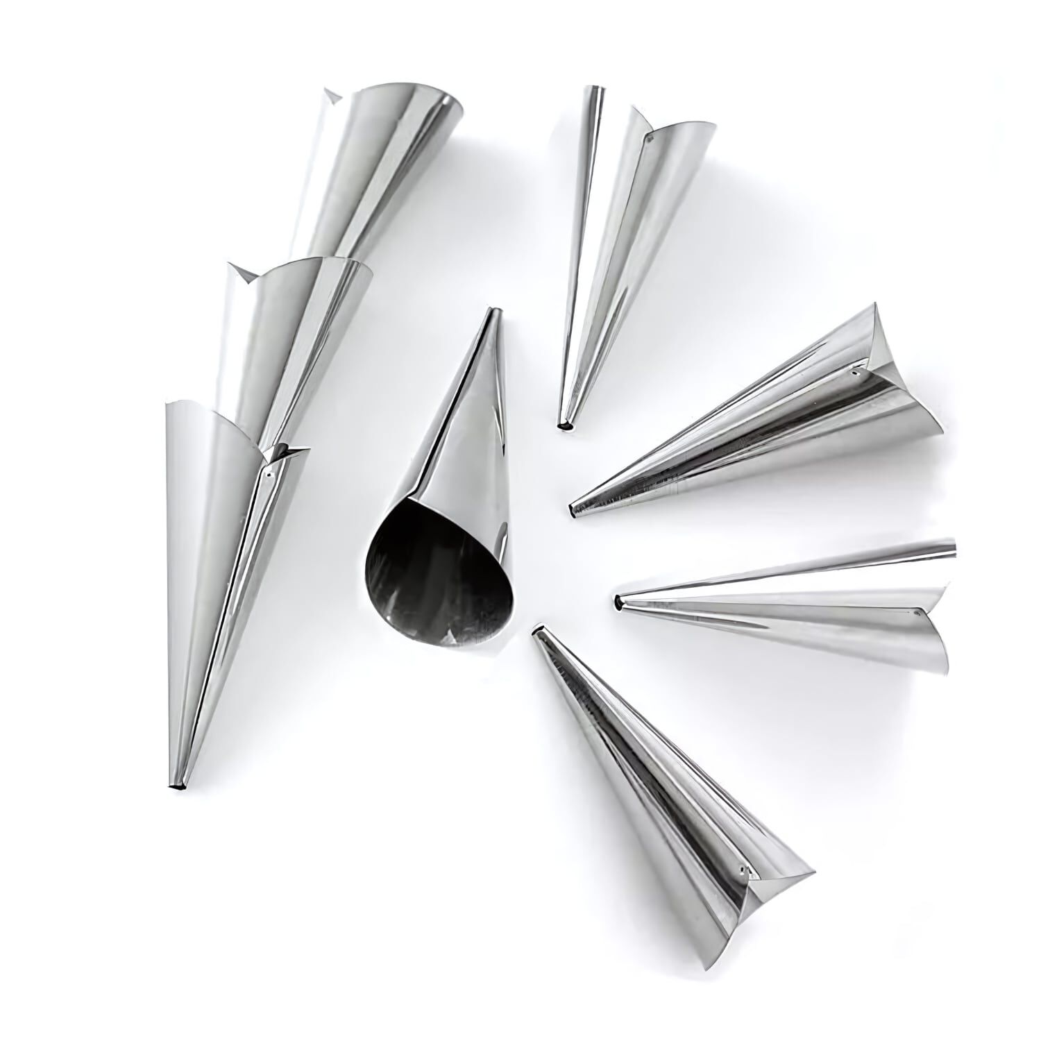 Set 6 Moldes Cono Para Cachitos Cannolis Y Croissants image number 1.0