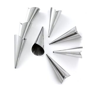 Set 6 Moldes Cono Para Cachitos Cannolis Y Croissants