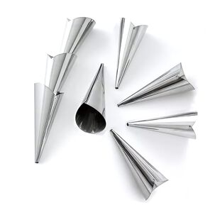 Set 6 Moldes Cono Para Cachitos Cannolis Y Croissants Set 6 Moldes Cono Para Cachitos Cannolis Y Croissants