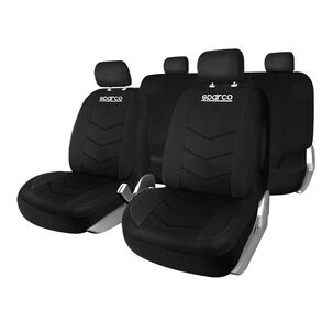 Fundas Cubreasiento Sparco Universal Poliester Negro Sps431bk - Sp