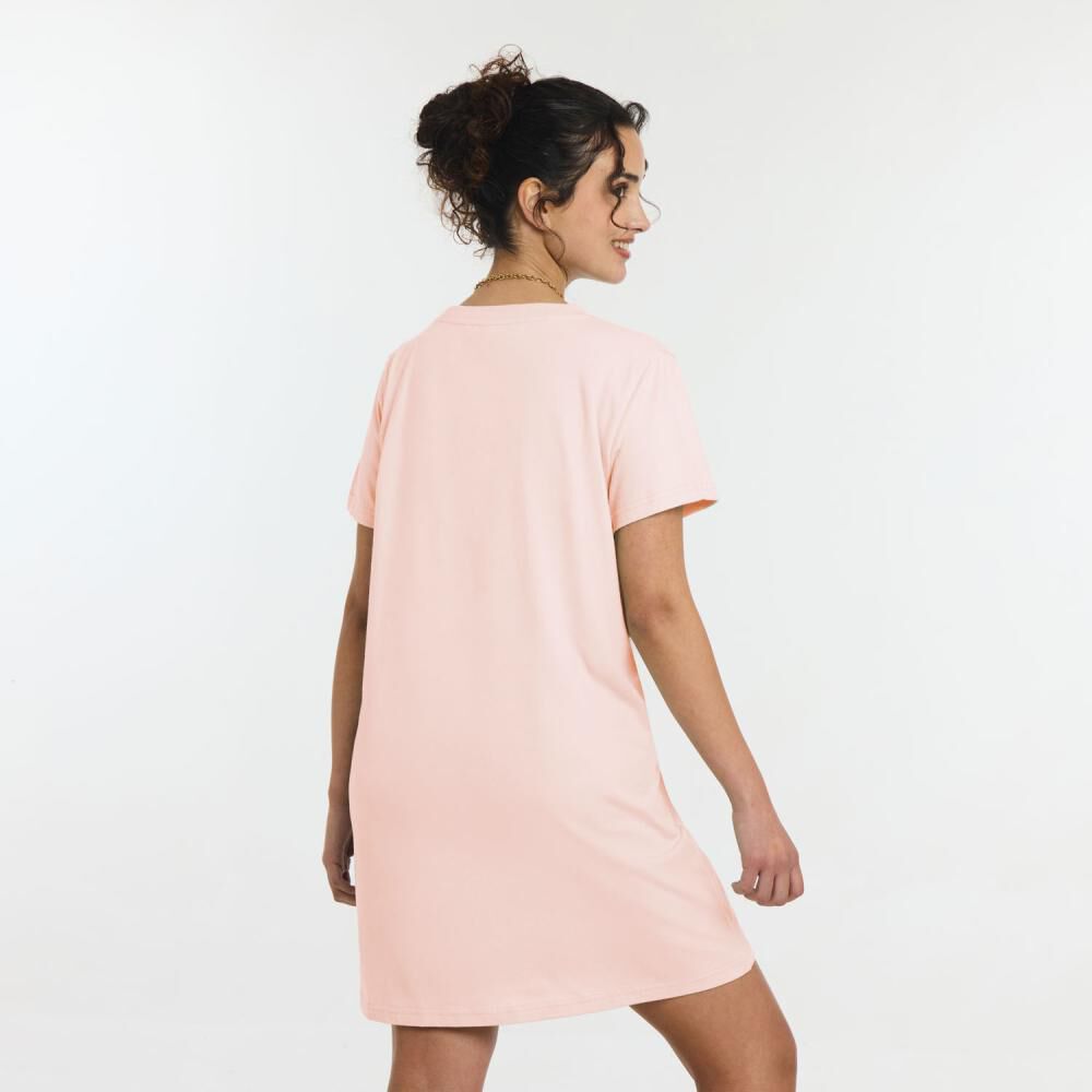 Vestido Midi Manga Corta Cuello Redondo Mujer Freedom image number 2.0