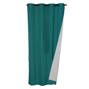Set 2 Cortinas Bo Microfibra Turquesa 140x225