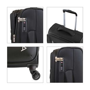 Pack 2 Maletas Blandas M+l Nautica Munich 20kg Y 23kg Negra