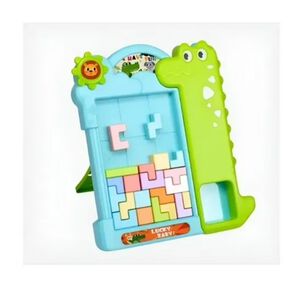 Juguete Compecabezas Tetris Dinosaurio Verde Infantil