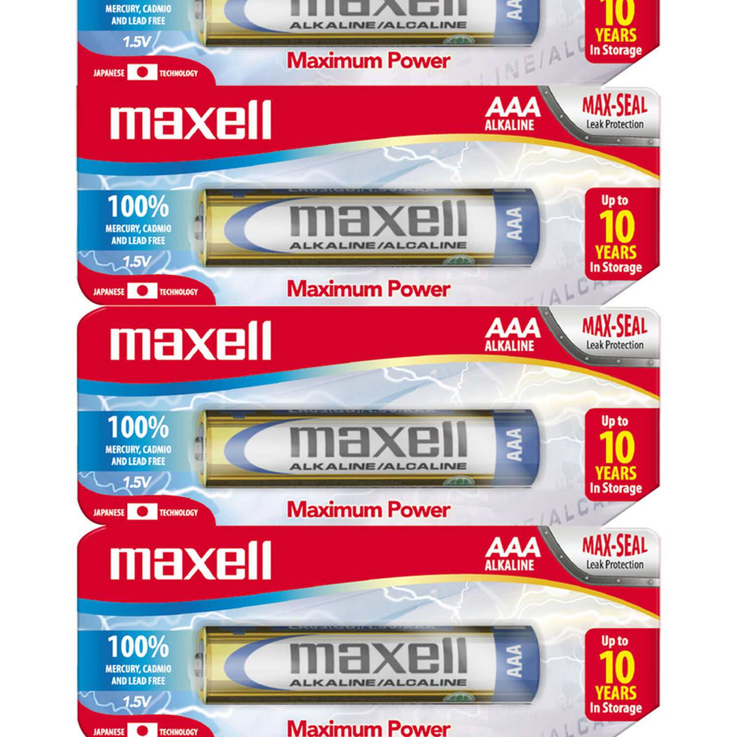 Pilas Alcalinas Maxell Tama&ntilde;o Aaa 5 Unidades image number 0.0