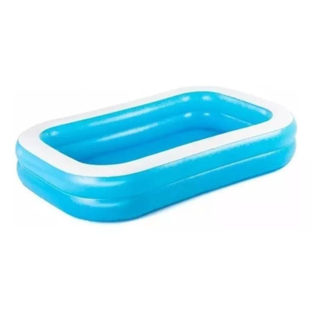 Piscina Inflable Rectangular De 200x140x40cm Verano Niños image number 0.0