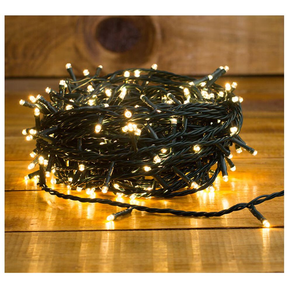 Guirnalda Con Luces Navide&ntilde;as 100 Luces Amarillas Navidad image number 1.0