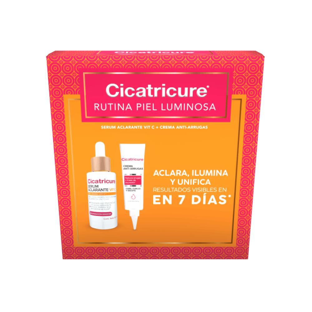 Pack Cicatricure Serum Aclarante Vitamina C 30 Ml + Crema Anti-arrugas 30 Gr image number 0.0