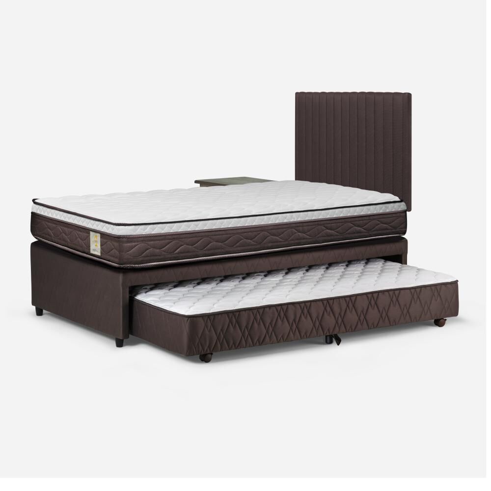 Cama Nido Rosen Ns4 / 1.5 Plazas / Base Normal + Set De Maderas image number 1.0