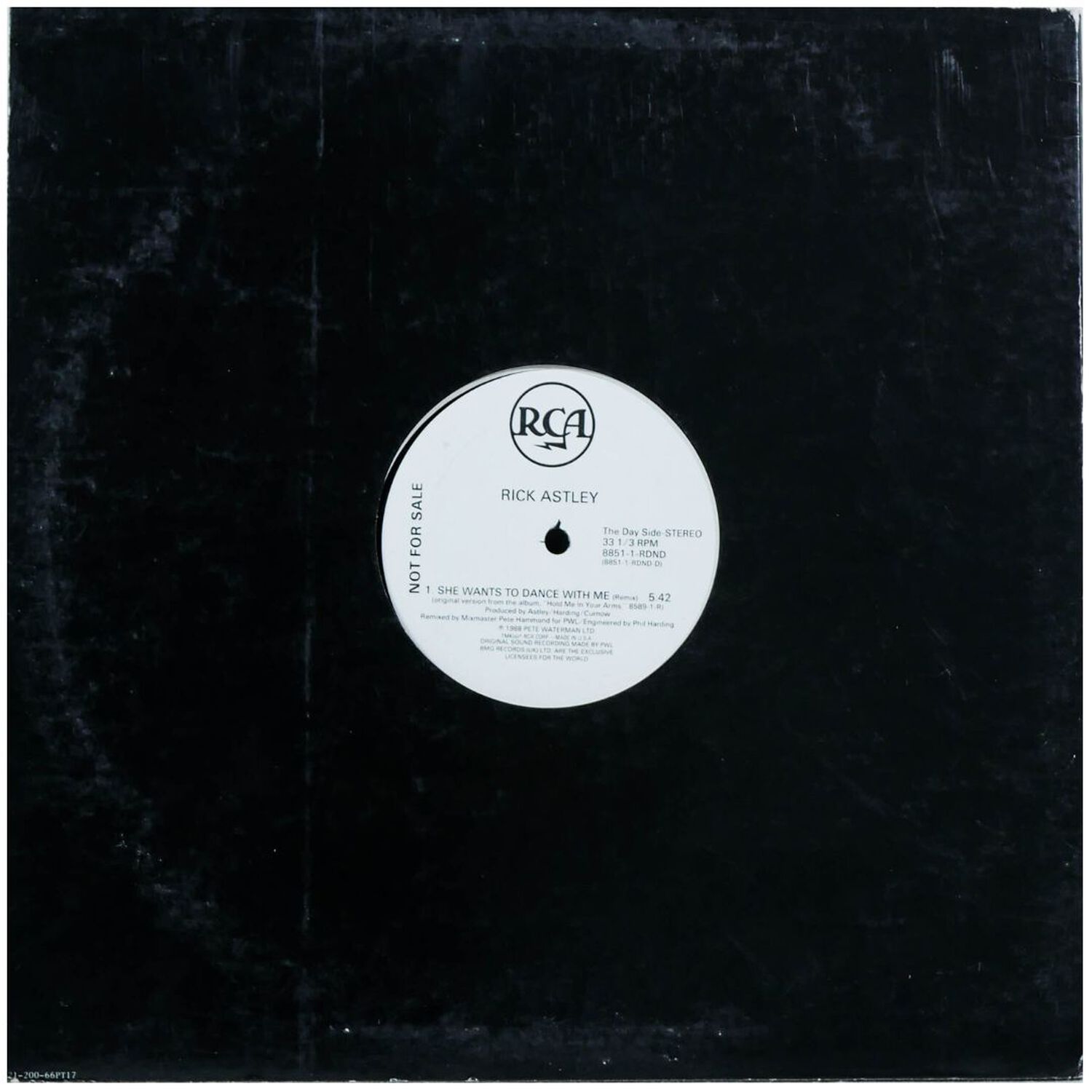 Rick Astley - She Wants To Dance With Me | 12" Maxi Single Usado image number 1.0