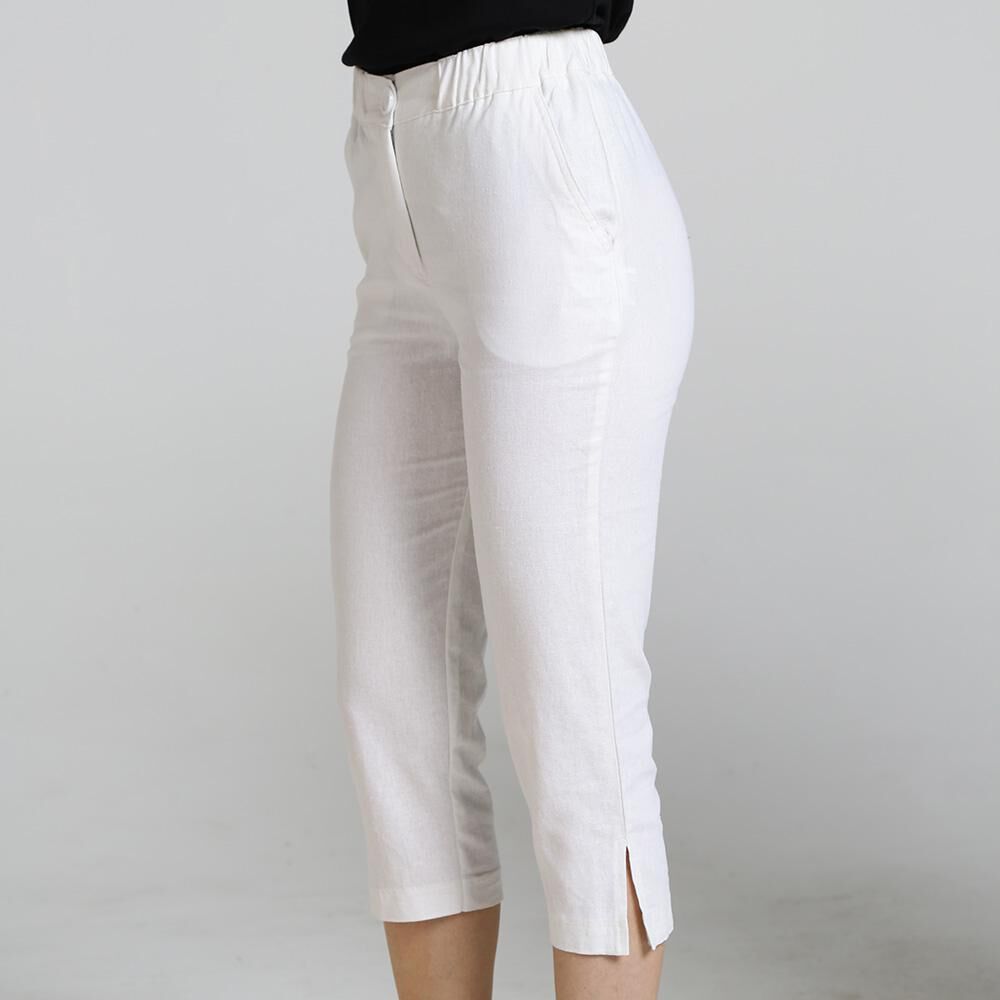 Short Pantalon Lino Mujer Lesage image number 3.0