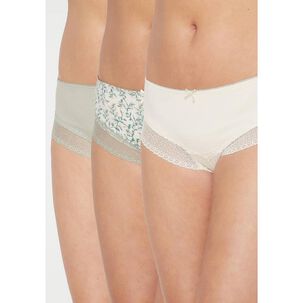 Pack 3x Pantaleta Algod&oacute;n P314.0024-ver Kayser