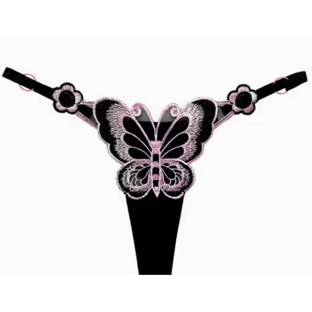 Colaless Bordado Mariposa, Cinta Ajustable Lenceria Exotica image number 23.0