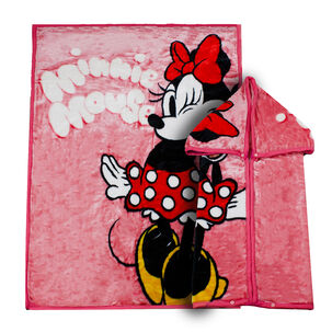 Saco Con Broche Ultra Soft Minnie Mouse 80x110cm Rosado