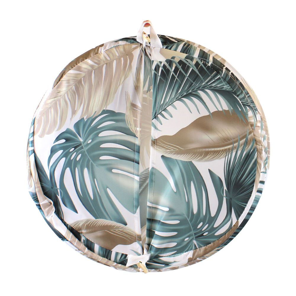 Cesto Para Ropa Plegable Nautica Home 42x55cm Hojas Tropicales image number 5.0