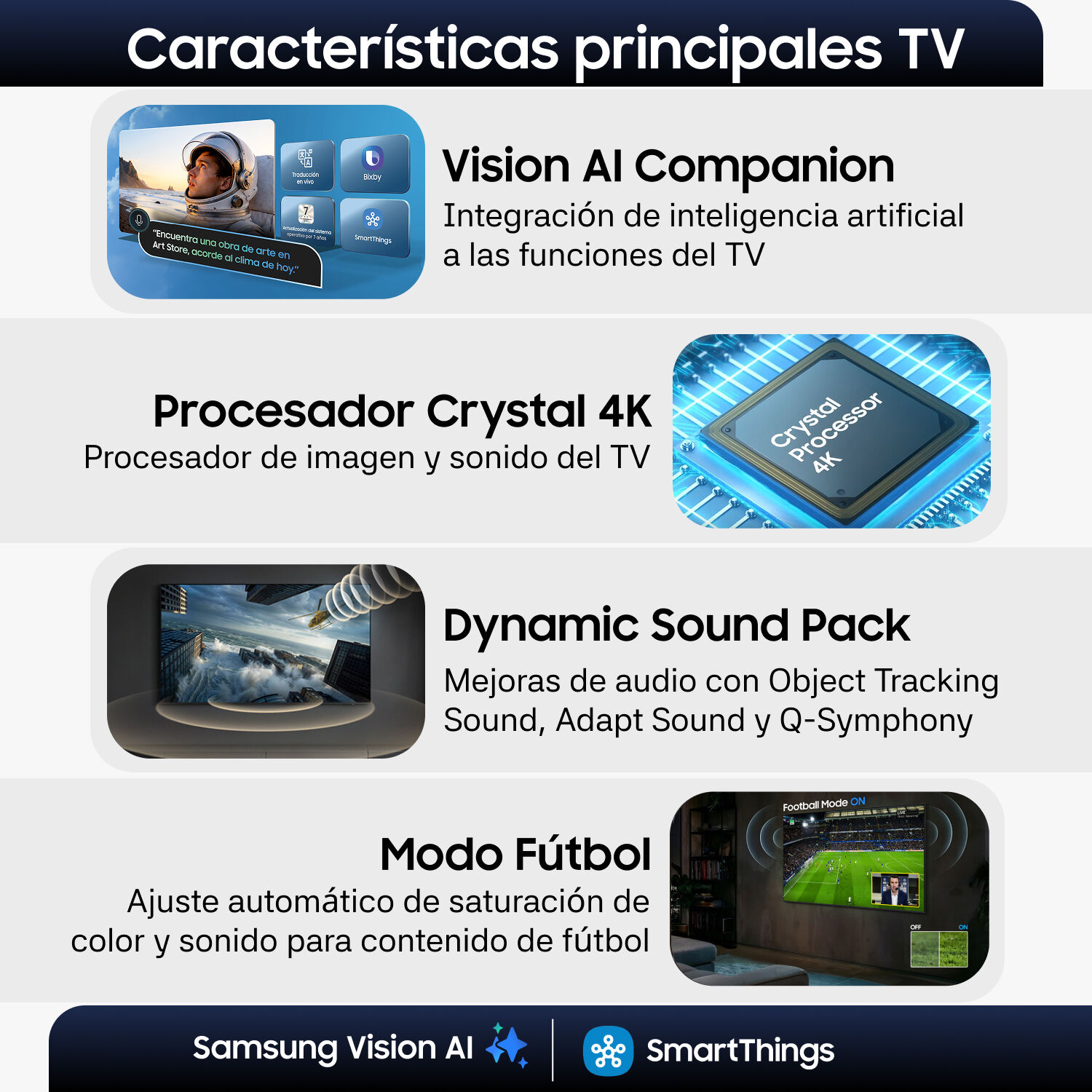 Led 50" Samsung U8000H / Ultra HD 4K / Vision AI Smart TV 2026 image number 4.0