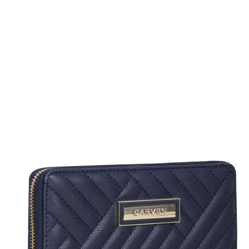 Billetera De Mujer Ava Azul Carven image number 1.0
