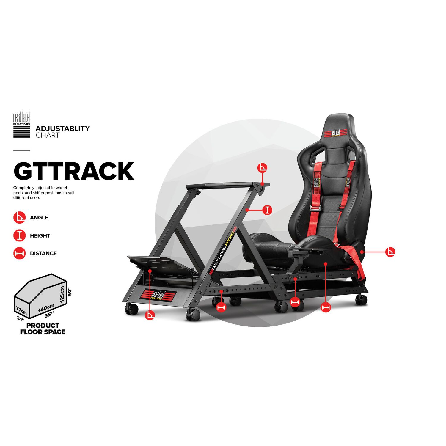 Gttrack Racing Simulator Cockpit image number 10.0