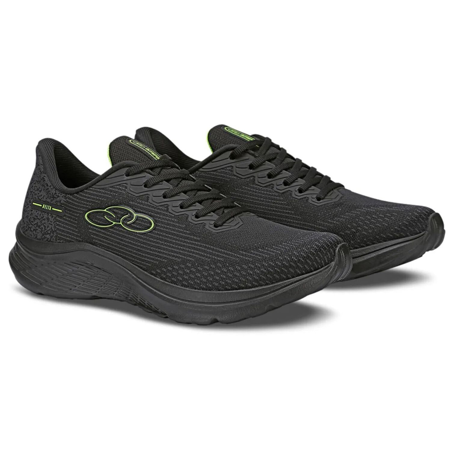 Zapatilla Hombre Delta Negro/verde Olympikus image number 2.0