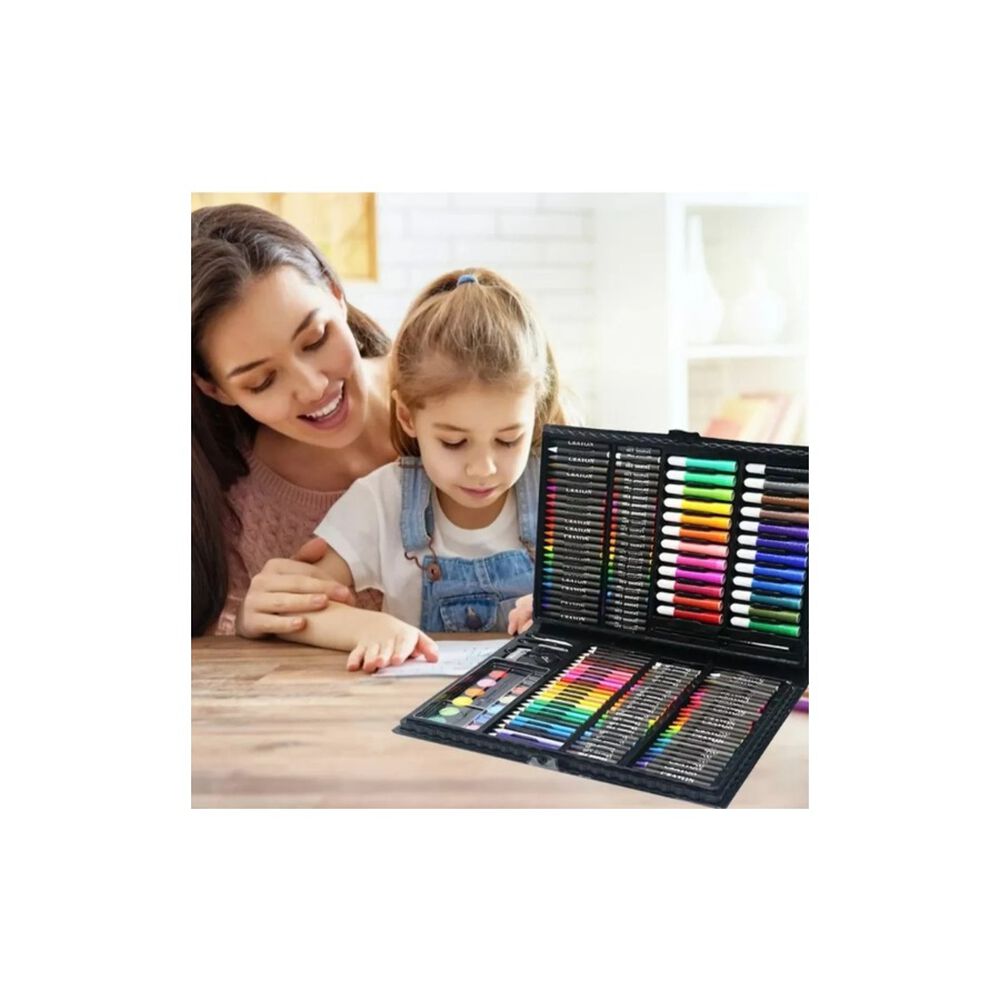 Set De Arte Para Colorear Pintar 168 Piezas Didactico Niños image number 2.0