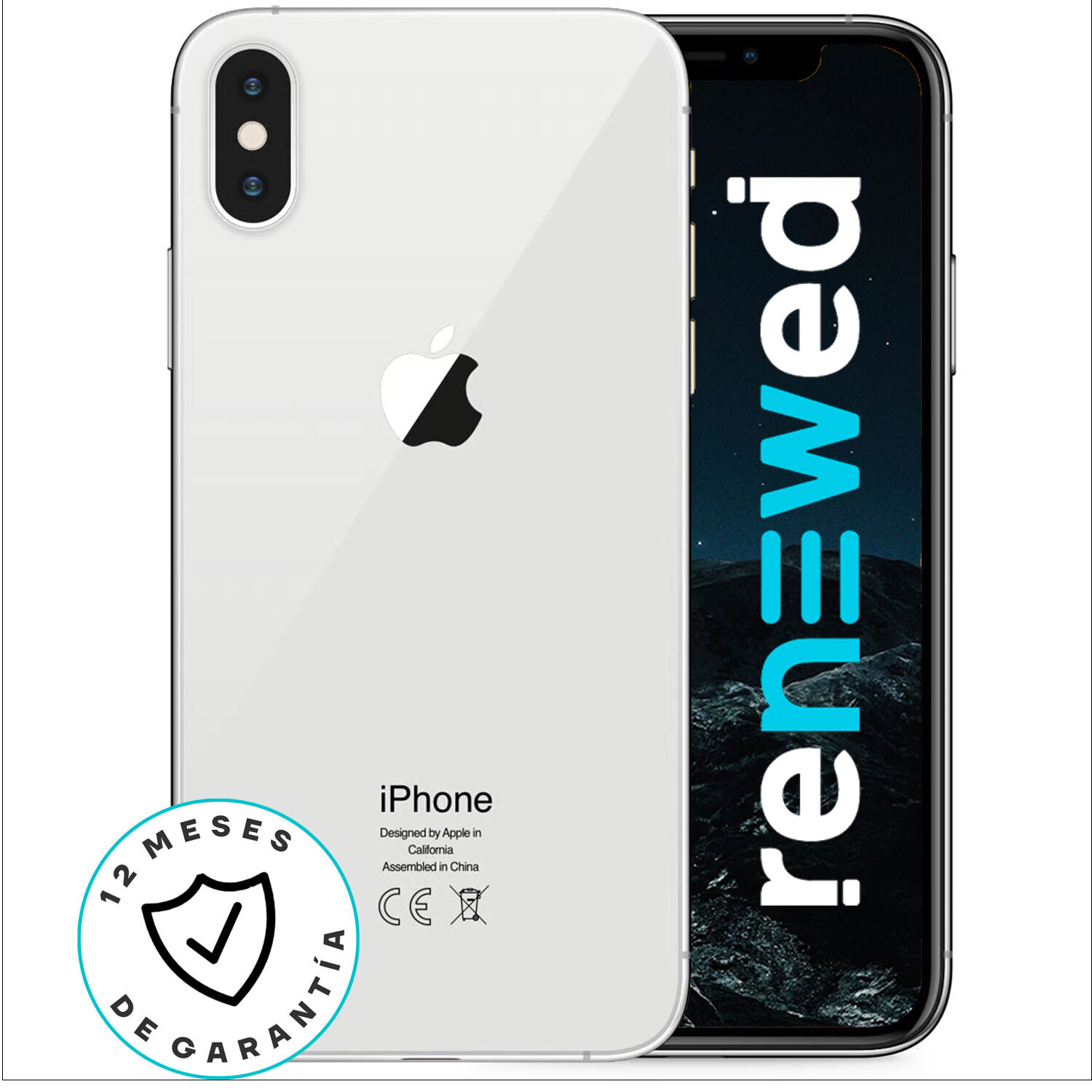 Iphone Xs 64 Gb Plata - Reacondicionado