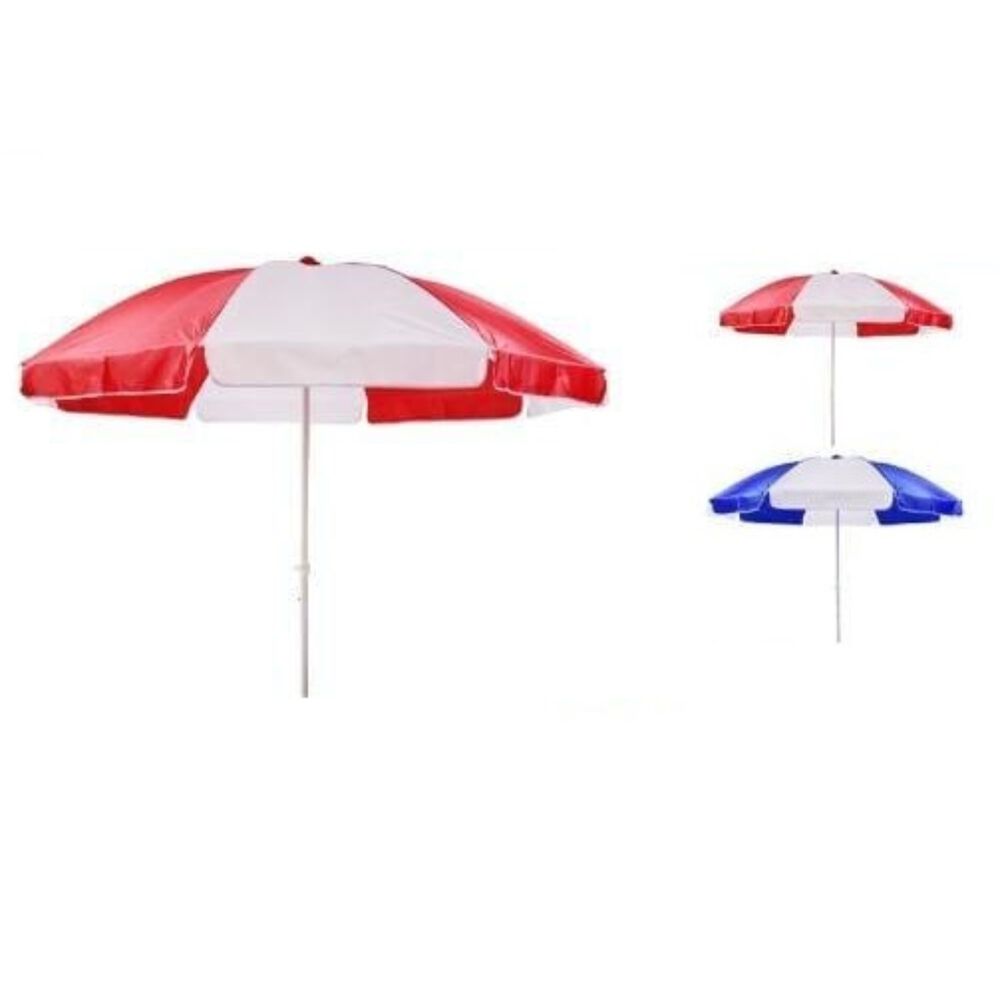 Sombrilla 1.80 Mts Diametro Playa Camping Diseño Doble Color image number 0.0