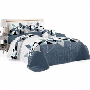 Cubrecama De Verano King Quilt + 2 Fundas De Almohada Cobertor Delgado Qvr3-13