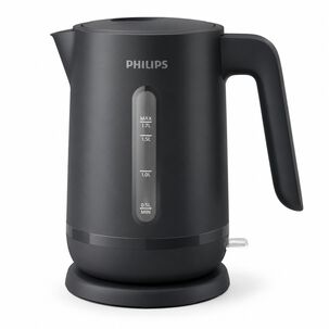 Hervidor Philips 1.7 Litros Con Base Giratoria De 360&deg; Black