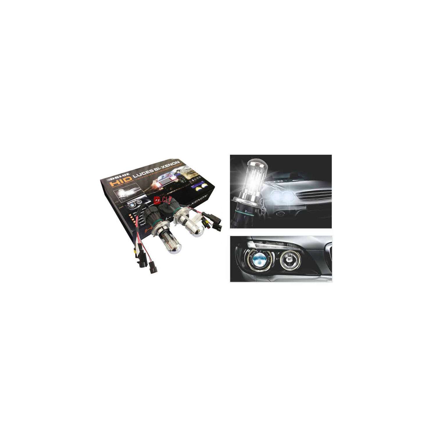 Kit Luces Bi Xenon Hid H4 6000k Para Autos - Ps image number 1.0