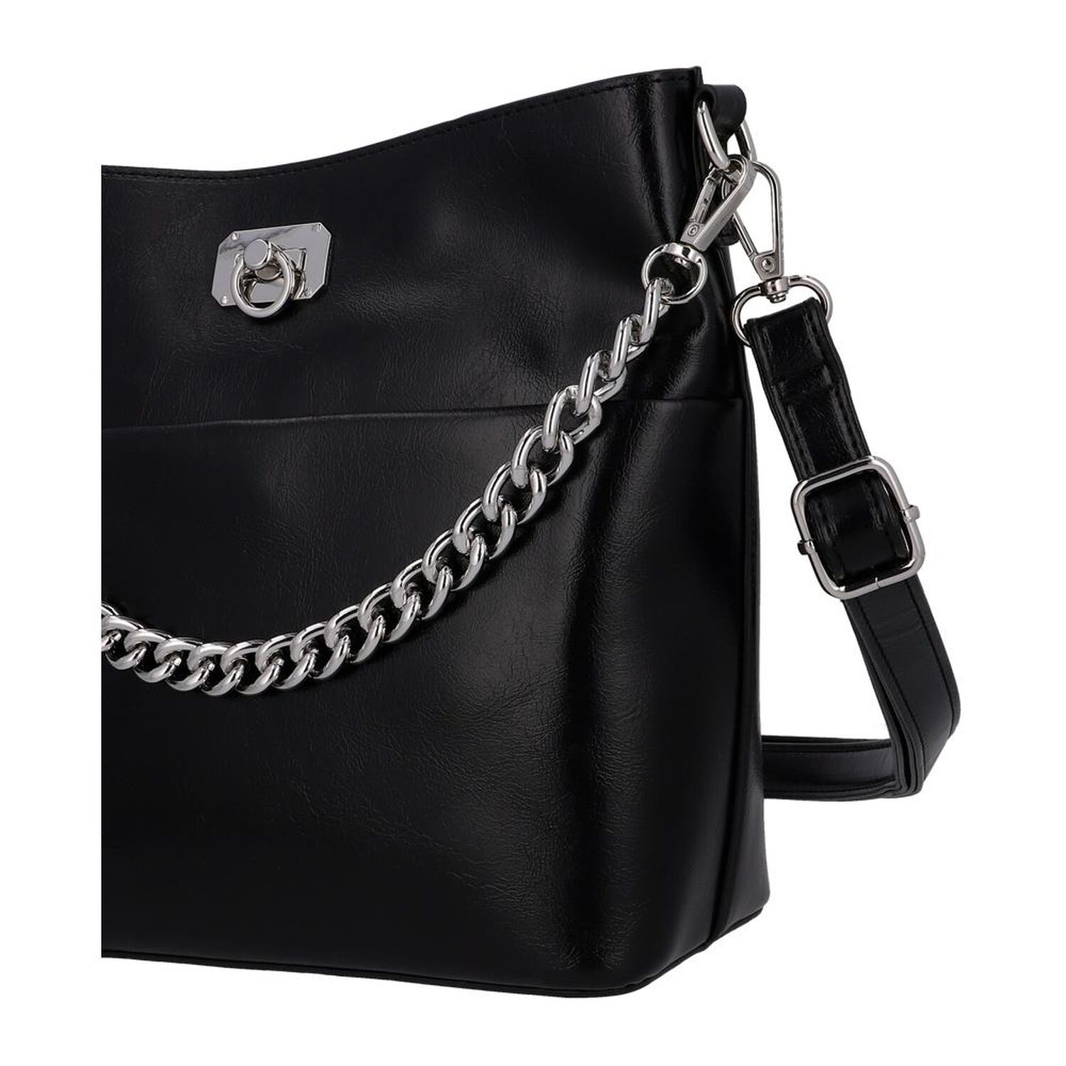Bandolera Secret Pekin St6 M Negro image number 4.0