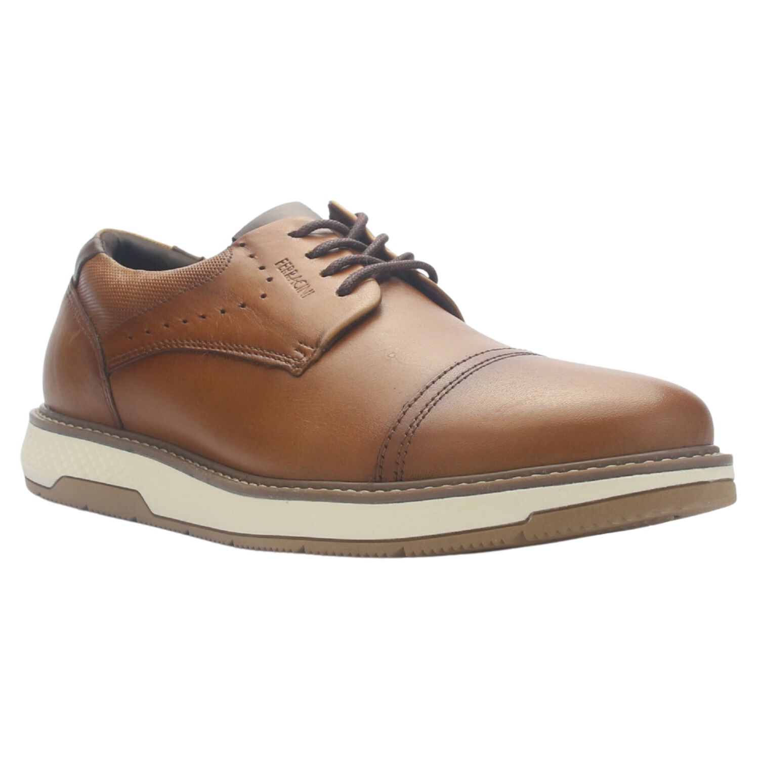 Zapato Cafe Hombre Casual Ferracini 4171 Wembley image number 2.0