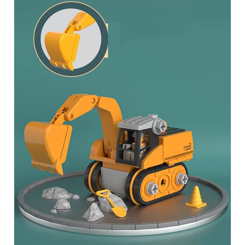 Juguete Camiones De Construcci&oacute;n Grua Y Elevador image number 0.0
