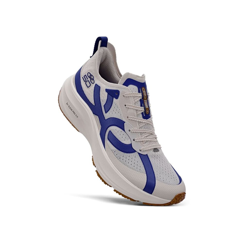 Zapatilla Running Hombre Corre 4 Azul/blanco image number 1.0