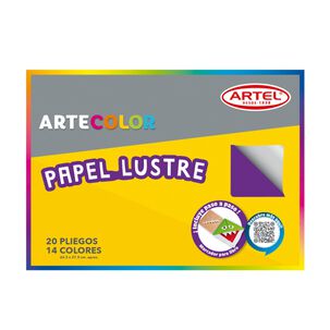 Artecolor Papel Lustre 20 Pliegos 26,5x37,5 Artel