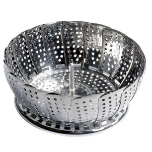 Tapa Vaporera Plegable 14cm Acero Ideal Cocina Utensilio