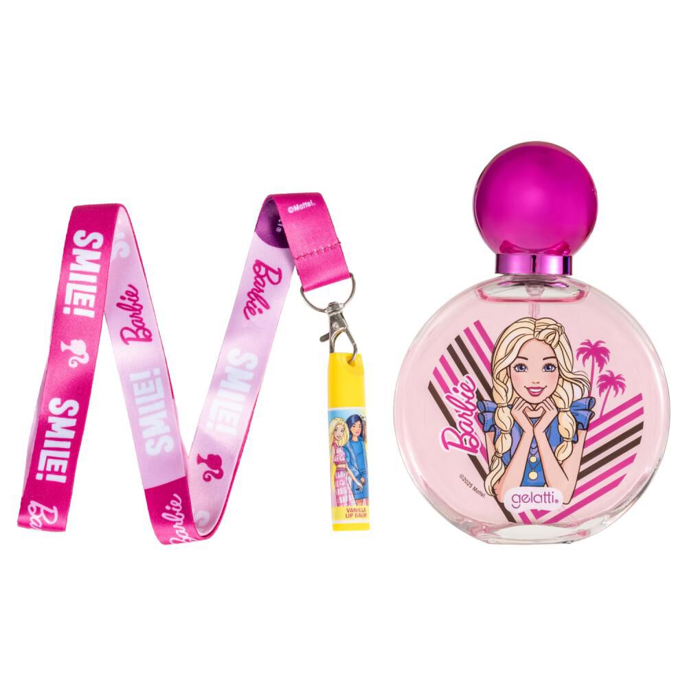 Set De Perfumer&iacute;a Barbie Gelatti / 50 Ml + Lip Balm + Lanyard image number 1.0