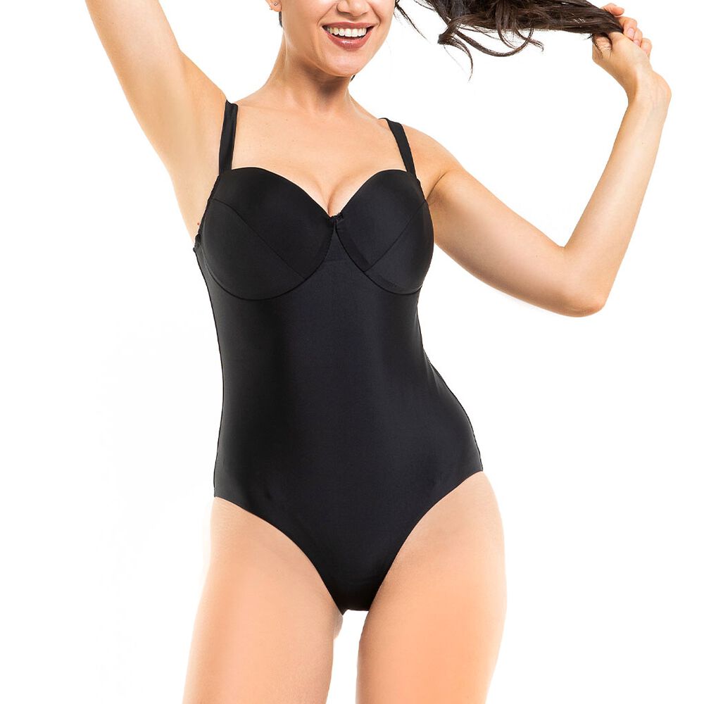 Traje De Baño Reductor Copa Grande Negro image number 0.0