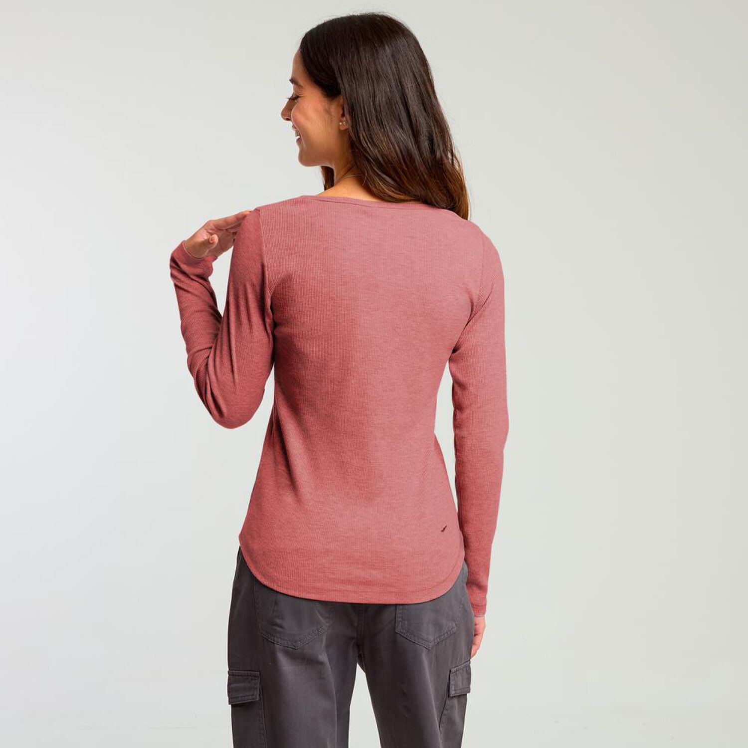 Polera Con Botones Manga Larga Cuello Redondo Mujer Freedom image number 1.0