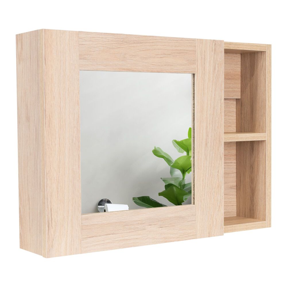 Botiquin 1 Puerta 40x55x12.1 Cm Café Claro image number 0.0