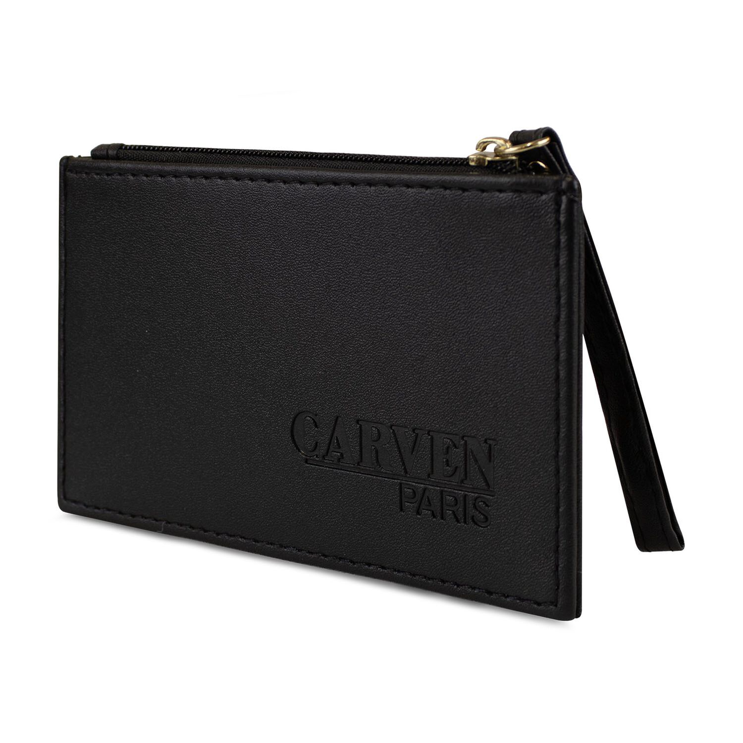 Tarjetero Billetera Mujer Con Monedero Suny Negro Carven Paris image number 2.0