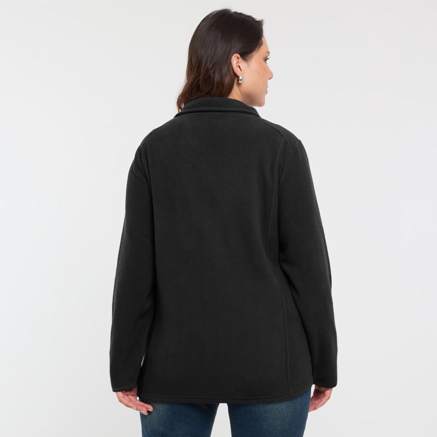Poler&oacute;n Melange Regular Cuello Alto Mujer Sexy Large image number 1.0