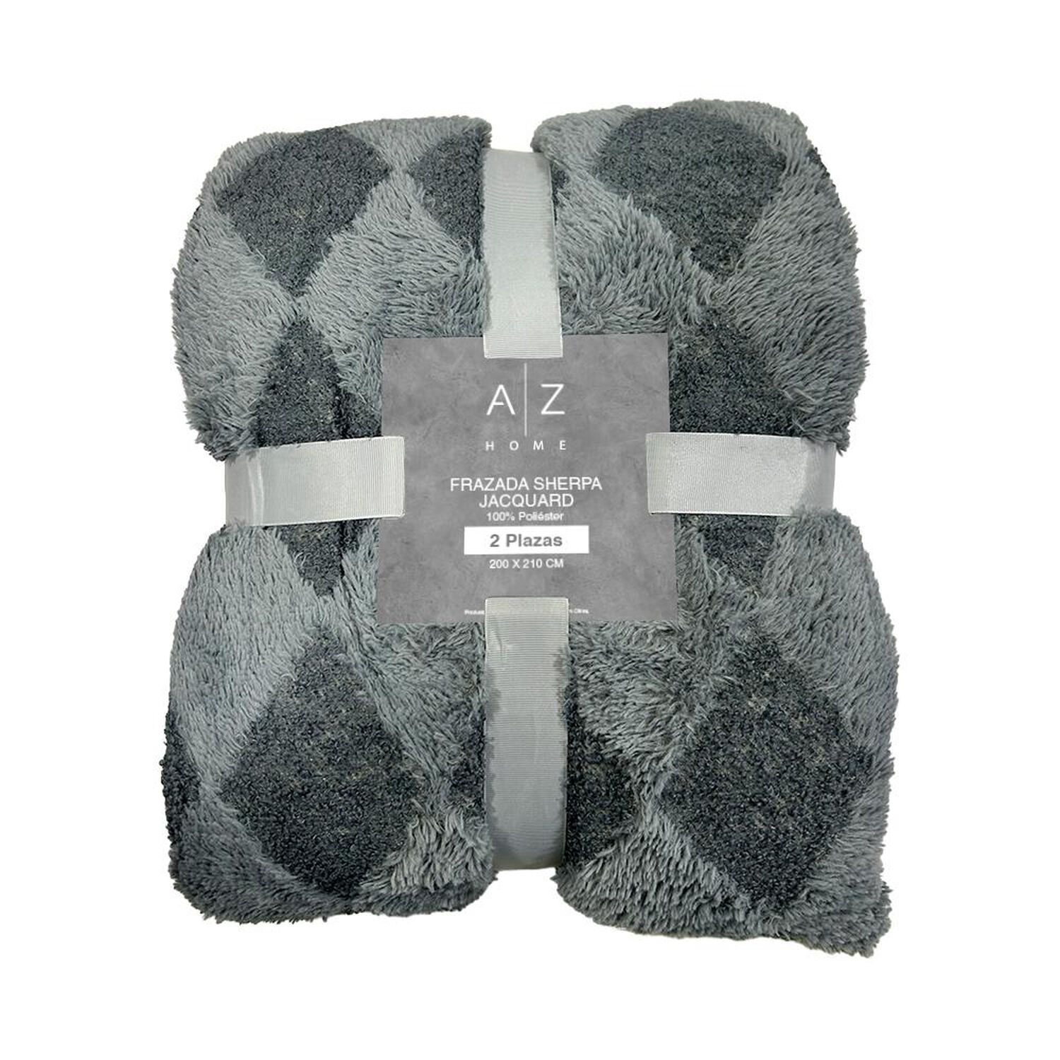 Frazada Sherpa Azhome Jacquard / 2 Plazas image number 1.0