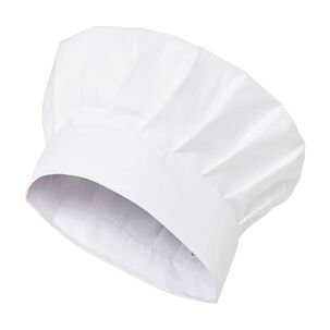 Gorro De Chef O Cocina Blanco Tipo Champi&ntilde;on Frances