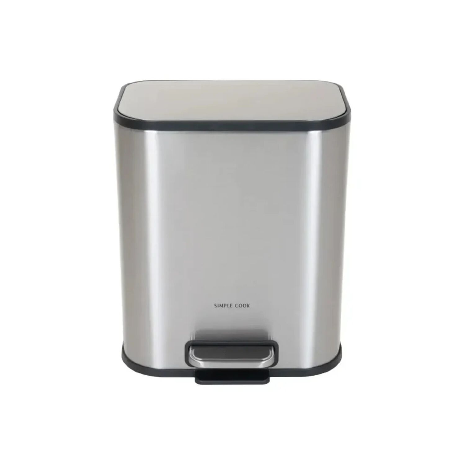 Basurero 5l Con Pedal Mate Y Anti Huellas Simple Cook image number 0.0