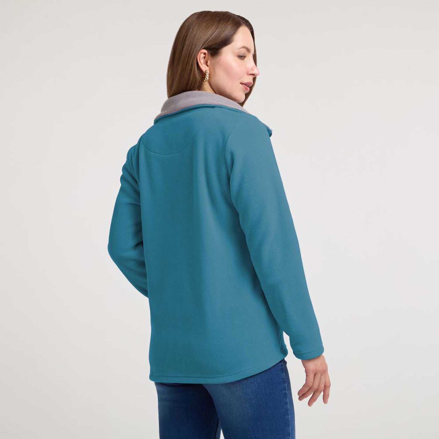 Poler&oacute;n Polar Regular Cuello Alto Mujer Geeps image number 1.0