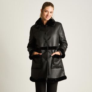 Chaqueta Bonded Cuello Solapa Mujer Lorenzo Di Pontti