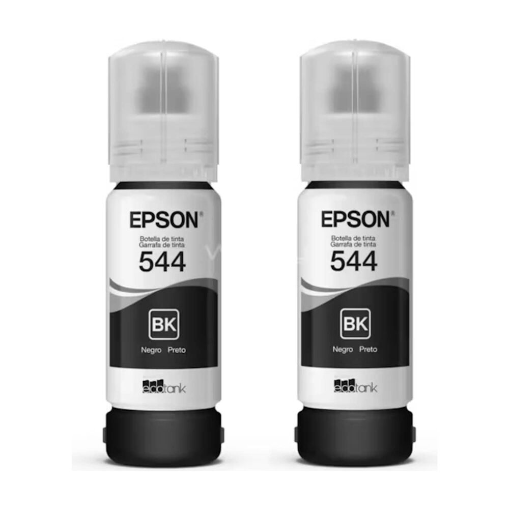 Pack De Botellas Tintas Epson T544 Ecotank 2u Negro image number 1.0