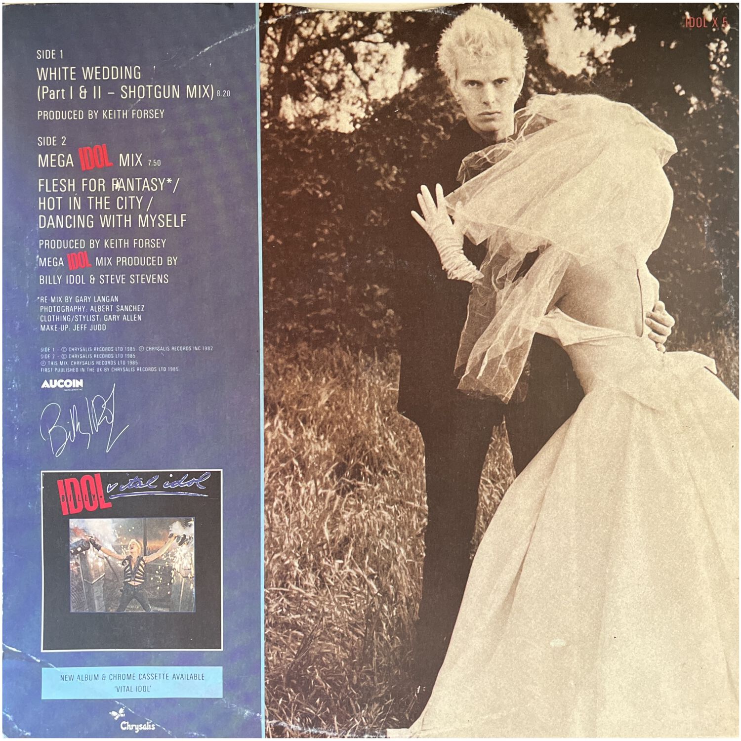 Billy Idol - White Wedding (megamix) | 12" Maxi Single Usado image number 1.0