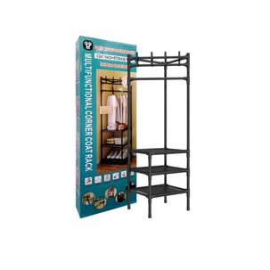 Organizador Multifuncional Met&aacute;lico 3 Niveles Perchero Ropa